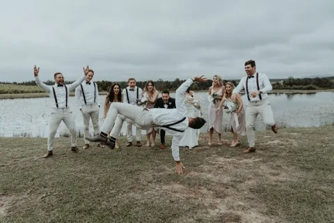Heather & Brad / Kay & Monty · The Crags — photography by Sharyn Hodges