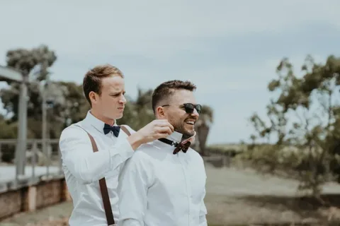 Heather & Brad / Kay & Monty · The Crags — photography by Sharyn Hodges