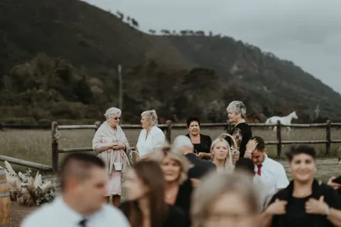 Heather & Brad / Kay & Monty · The Crags — photography by Sharyn Hodges