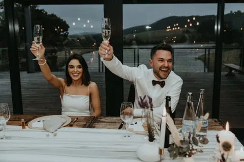 Heather & Brad / Kay & Monty · The Crags — photography by Sharyn Hodges