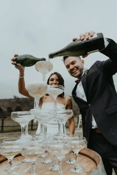 Heather & Brad / Kay & Monty · The Crags — photography by Sharyn Hodges